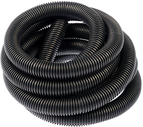 Dorman 86665 3/4 in. X 10 Ft. Black Flex Split Wire Conduit Universal Fit