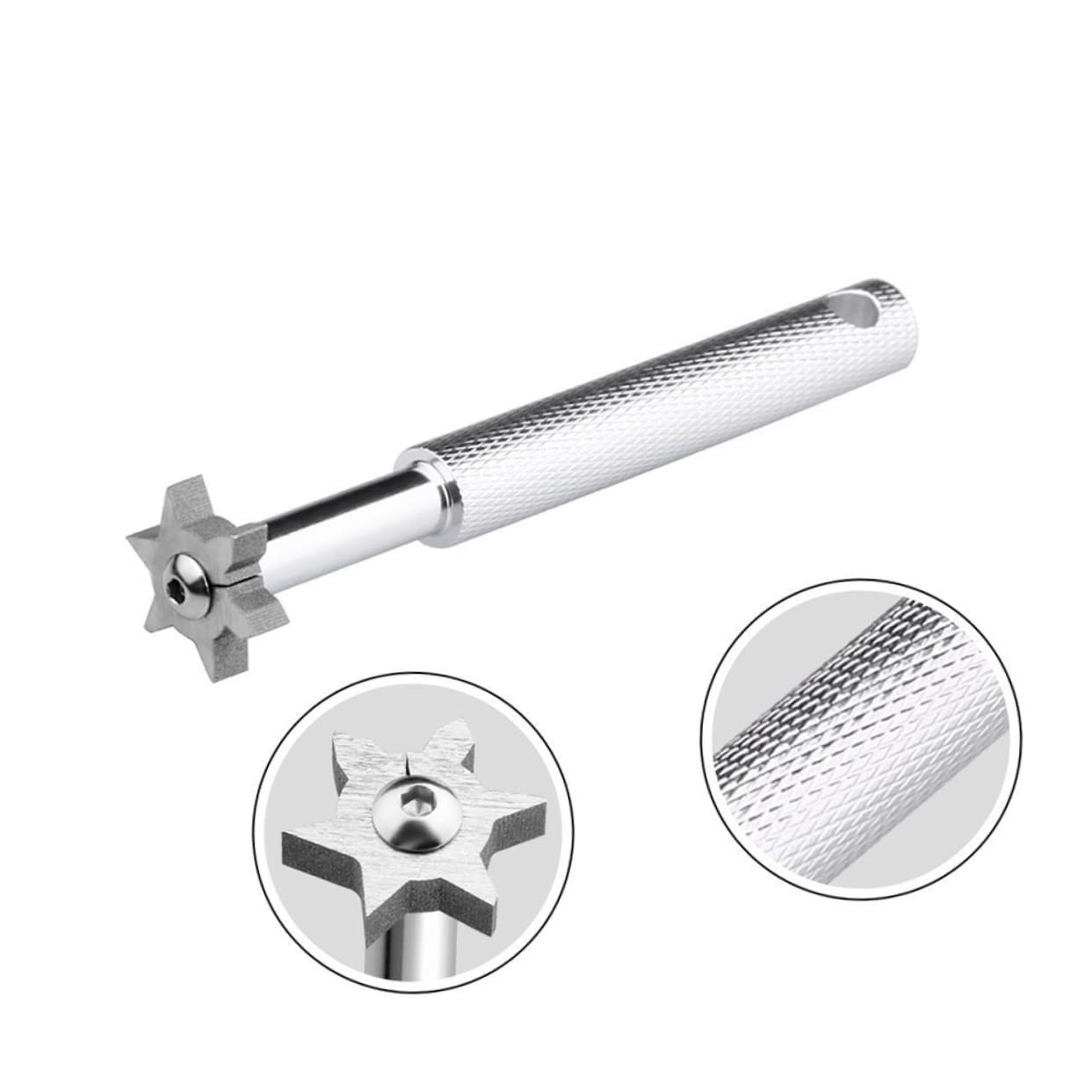 VANZACK Schlägerrillen-Schärfwerkzeug Golf Club Groove Sharpener Re-Grooving Tool for Golf Clubs Golf Club Groove Cleaning Brush Keulenschärfer Club-Reinigungswerkzeug Reiniger Zubehör