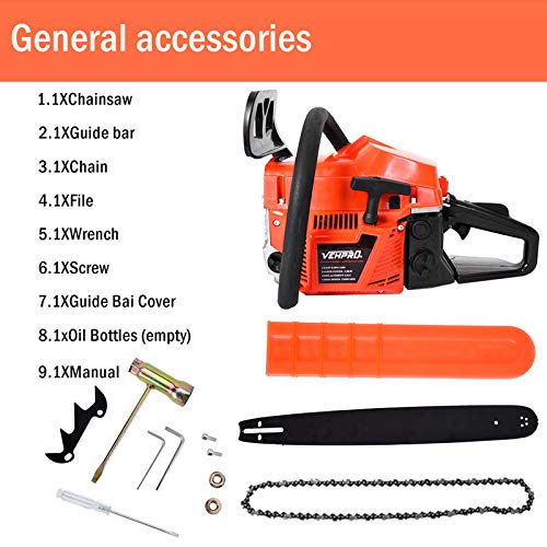 HUUH US Fast Shipment Gas Chainsaw 20