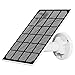 Produktbild NIVIAN - Solarpanel für IP Überwachungskameras | Kompatibel mit Ezviz C3A und BC1C | Außenbereich IP65 | Einfache Installation mit 3m Kabel, Schwarz, 1 Unidad, Monokristalline