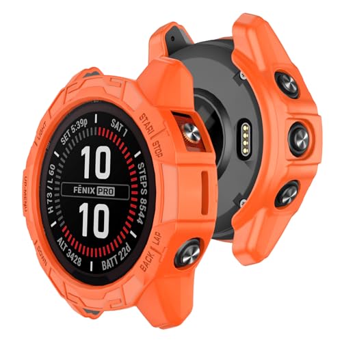 MYSNBKN P[XJo[ Garmin Epix Pro 47mm/Fenix 7 ProP[XveN^[ - TPUیt[ Fenix 7X}[gEHb`p (IW)