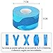 Kinesiology Tape Elastic Sports Tape for Athletes， Breathable Water Resistant Reduce Pain Recovery Athletic Adhesive Tape for Muscles Knee Shoulder 3 Rolls Pack， 2 Inch x 16.4 feet