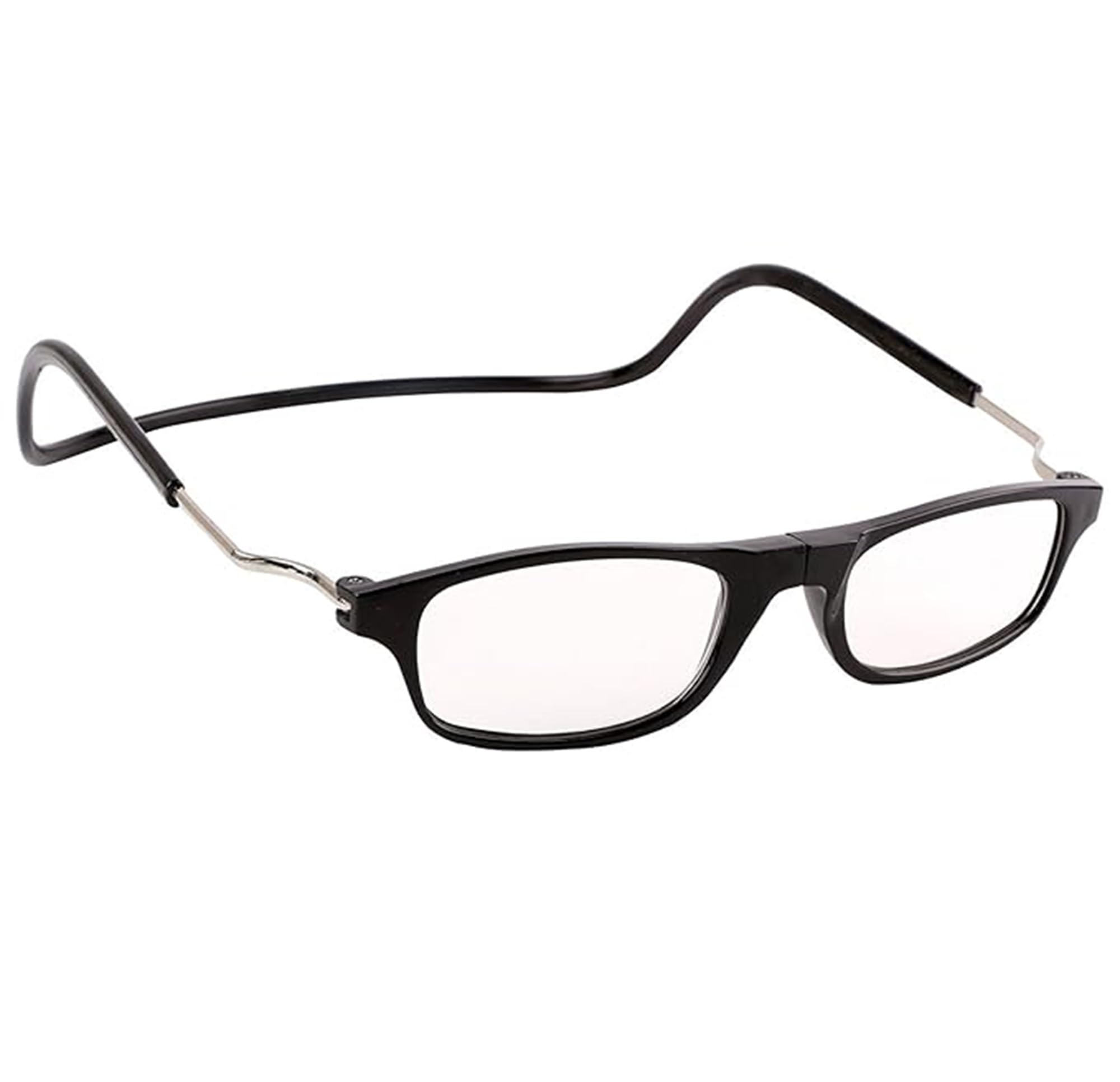 AUGEN Rectangular Magnetic Adjustable Front Connect Full Rim Plastic Reading Glasses