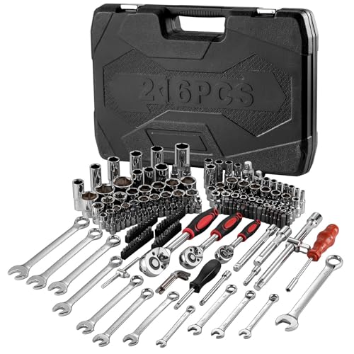 Anttyscar 216 Piece Socket Set with Ratchet Toolbox - Image 2