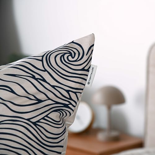 Linge de lit en percale de coton doux avec fermeture éclair