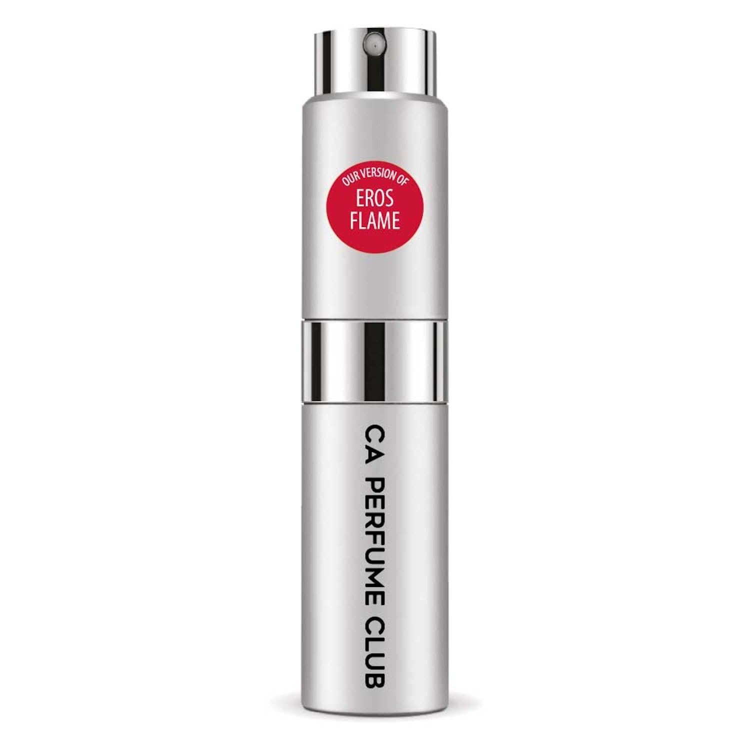Impression of Eros Flame for Men Woody Spicy Scent Long Lasting Cologne for Men Eau De Parfum Travel Size Refillable Atomizer Spray 0.27 Fl Oz 8ml