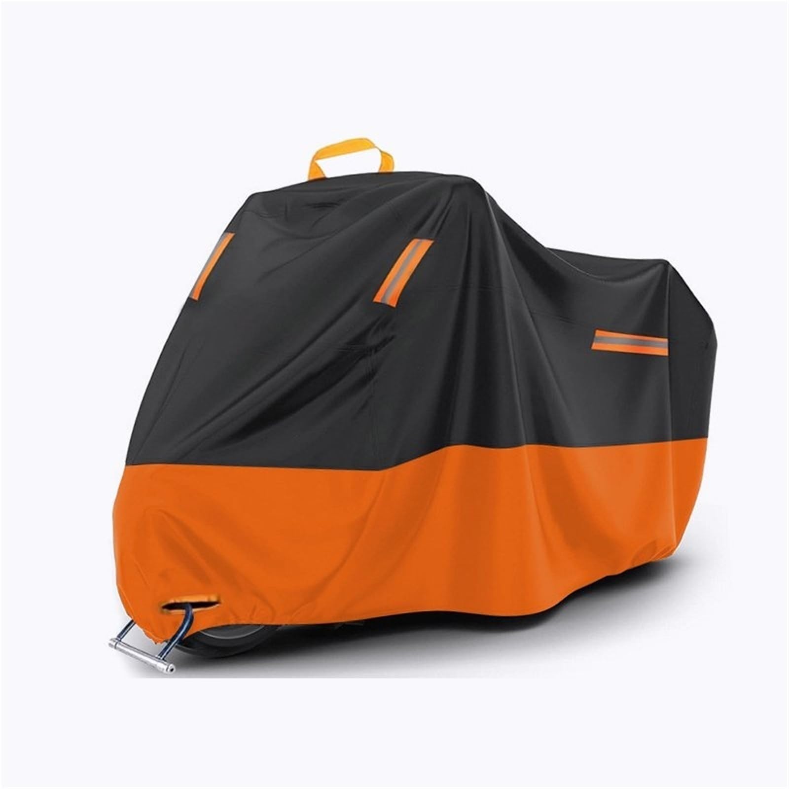 Funda Impermeable Motocicleta para Bajaj Boxer CT100 con Bandas Reflectantes, Orificios para Candado Y Bolsa De Almacenamiento