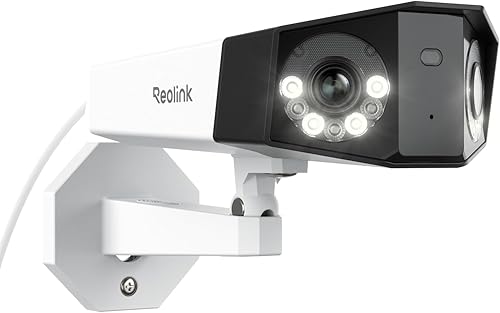 REOLINK Sistema de cámara de seguridad 4K PoE, cámara IP para exteriores en ángulo de visión ultra amplio de 180, impresionante lanzamiento 2022,