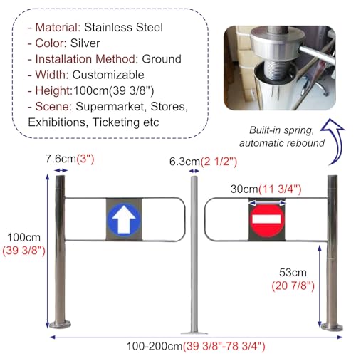 Brama skrzydłowa z drzwiami wejściowymi idealna do bramy Ga/Parking/Stat z balustradą do wejścia i wyjścia