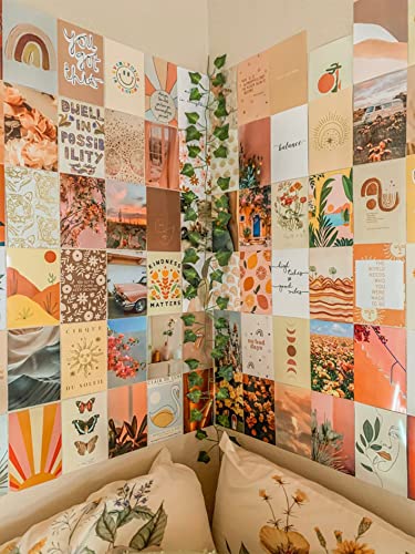 VEENSHI set of 63 Indie 90s Aesthetic Wall Collage Kit, VSCO, Gir...
