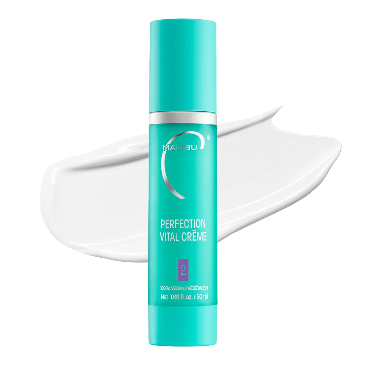 Malibu C Perfection Vital Crème - Daily Face Moisturizer for Dry Skin with Peptide & Pro Vitamin B5 - Hydrating Moisturizer for Fine Lines, Wrinkles,