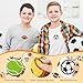 X1zuue Ball Sports Chenille Iron on Patches-16Pcs Kids Football Baseball Basketball Soccer Golf Repair Patches Kit Sew on Embroidered Applique DIY Accessory for Backpack Clothes Pants Hats Jeans