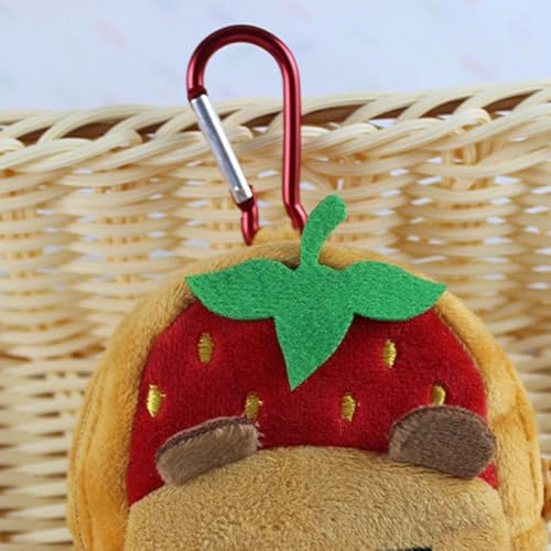 Funny Capybara Coin Purse Keychain Cartoon Animal Headphone Bag Change Purse Mini Plush Wallet Bag Pendant Keyring for Kids Adults2