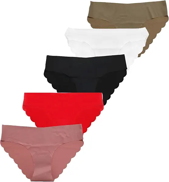 سعر ومواصفات لاسو Lasso Womens Set Of 5 Pieces Invisible Bikini Underwear Set Of 5 Pieces Invisible Bikini Underwear (pack of 5) (B0CW3N7CNG) على Amazon EG