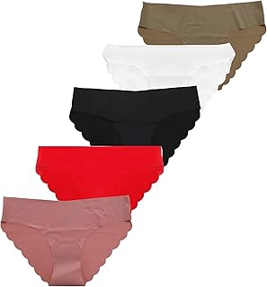 Lasso Womens Set Of 5 Pieces Invisible Bikini Underwear Set Of 5 Pieces Invisible Bikini Underwear