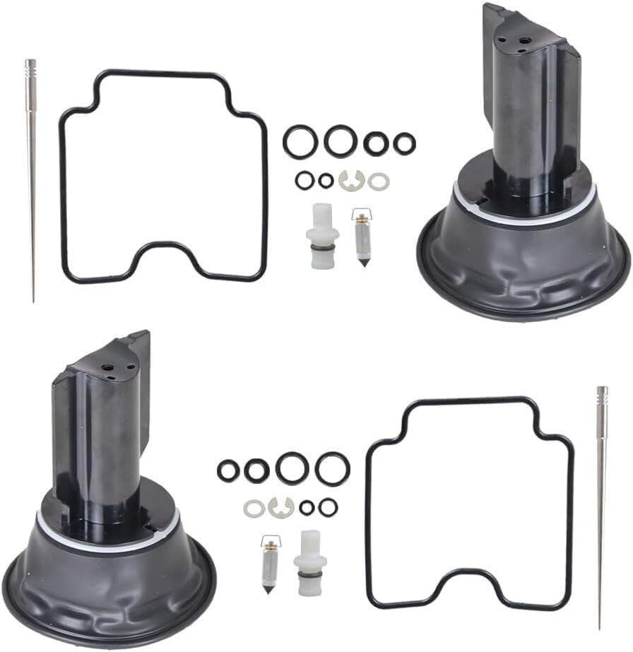 Genuine 2×Carburetor Diaphragm Kit For Yamaha XVS1100 V-Star XVS 1100 1999-2006 2007 Original OEM Replacement Component