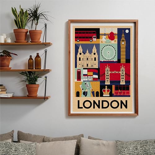 Clementoni London Puzzle 1000 Teile Erwachsene - England Puzzle Erwachsene in 70 x 50 cm - Puzzle Erwachsene anspruchsvoll von Clementoni… – Ansicht 5