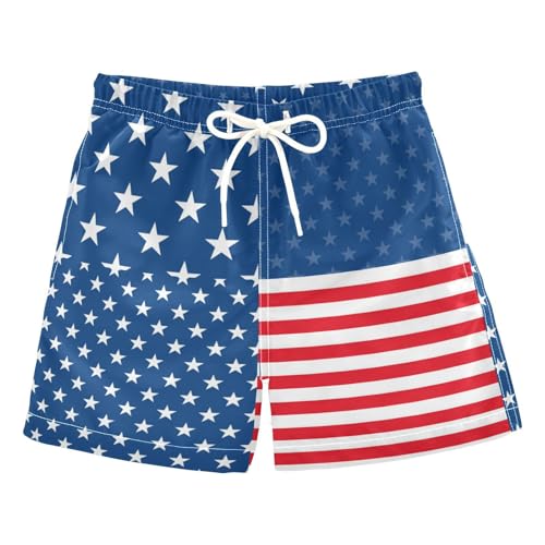 Flag Element Matching Swim Trunks for Dad and Son American Flag Father Son Matching Swim Trunks Family Board Shorts 3T
