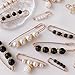 15 Pieces Pearl Brooch Safety Pins, Pant Waist Tightener Pins for Clothes Sweater Shawl Collar Dress Cardigan Shirt Jeans Decoration Accessories for Women Girls(Fashion)