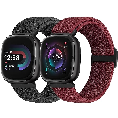 [Acortjl] eґg\[voh Fitbit Versa 4/Fitbit Sense 2/Fitbit Versa 3/Fitbit Sense ɑΉALk̂XgbviCX|[cXgohAAjpA 2pbN