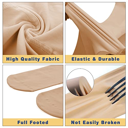 Ballet Tights for Girls - Ultra Soft Elastic Footed Tights for Toddler Girls - Warm Stockings4