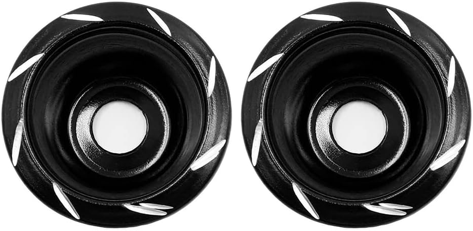 ihreesyMotorcycle Front Fork Frame Sliders,Universal Motorbike Falling Protection Aluminum Alloy Motorbike Fork Frame Sliders Wheel Crash Protector Replacement,Black