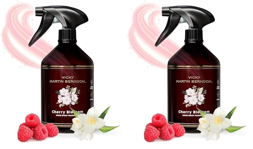 Spray Ambientador Vicky Martín Berrocal Cherry Blossom 500 ml (Paquete de 2)