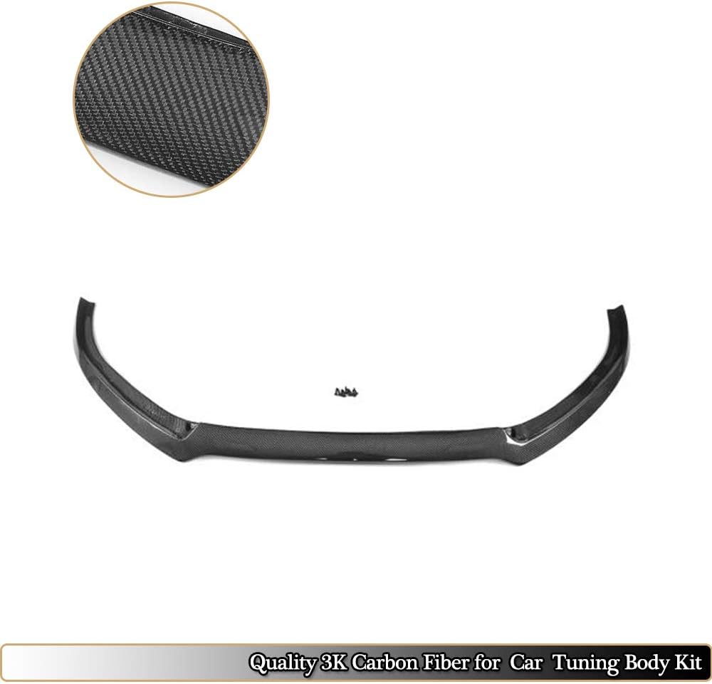 Front Bumper Lip fits Audi A6 Sline S6 Sedan 2016 2017 2018 Add-on Pure Carbon Fiber CF Chin Spoiler Splitter Protector