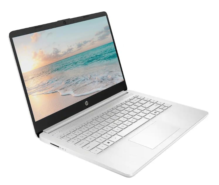 Image of HP 14 inch Business Laptop Computer with 1-Year Office 365, Intel Quad-Core N150 Processor, 4GB RAM 640GB Storage (128GB UFS+512GB SD Card), Windows 11 Home, PLUSERA Earphones, Natural Silver