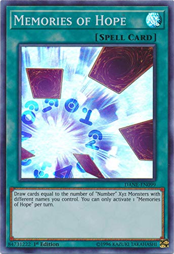 Amazon.com: Yu-Gi-Oh! - Memories of Hope - DANE-EN099 - Super Rare - 1st  Edition