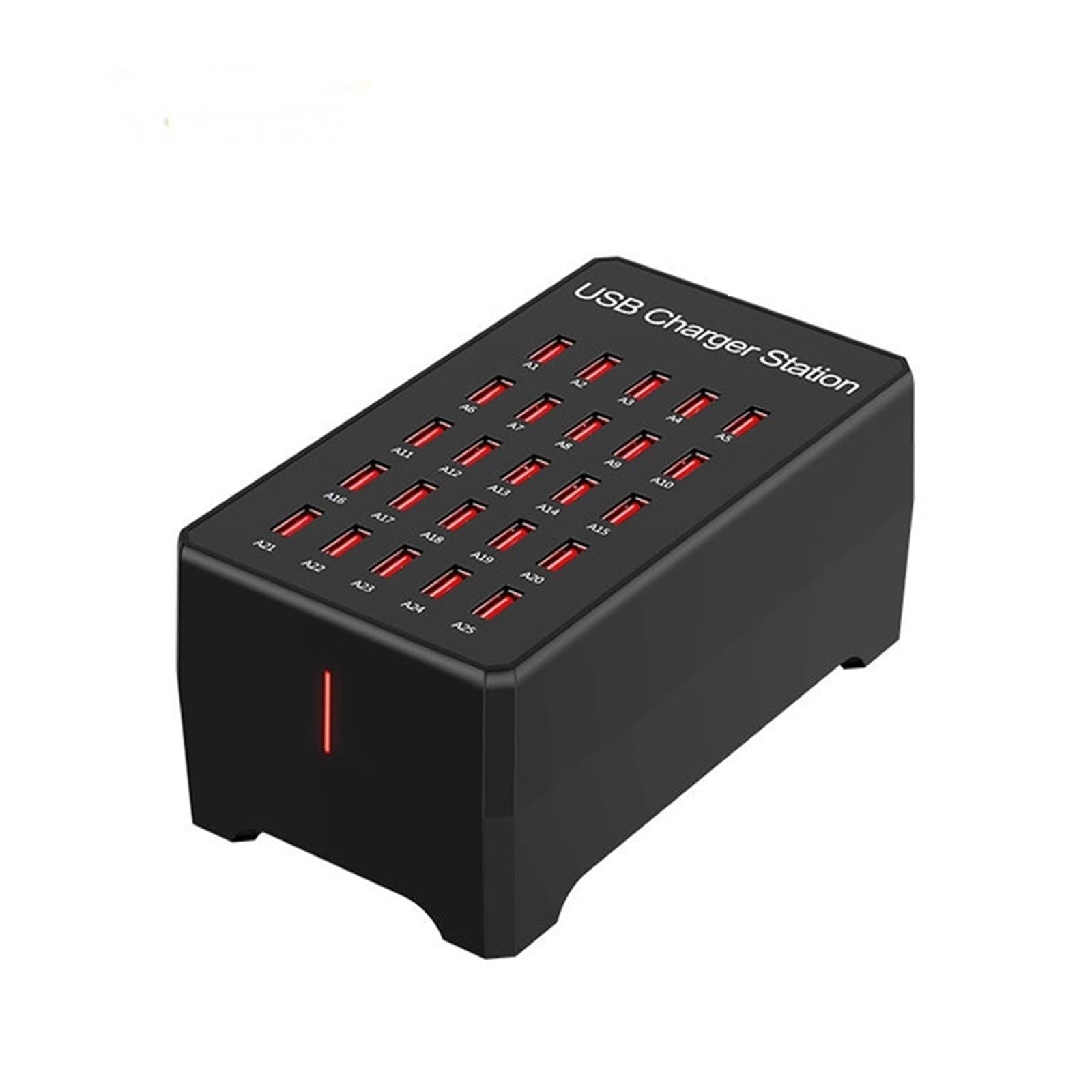 Chargeur Rapide Multi USB 150W, indicateur LED, 30 Ports 2,4 a, Chargement for Smartphone et Tablette Compatibilité Universelle