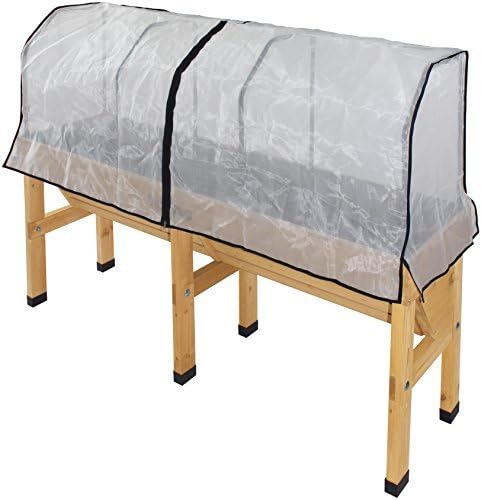 Vegtrug Medium Wall Hugger Greenhouse Micromesh Cover, White