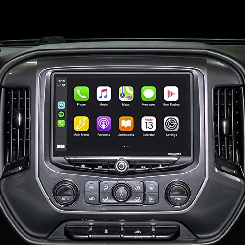 Stinger Chevy Silverado/Gmc Sierra Heigh10 10" Touch Screen Radio Plug-And-Play Dash Kit, Apple Carplay, Android Auto, Gps Nav, Bluetooth, Sirius Xm Ready, Not Compatible With Bose (Black - 2014-2018) #TOP16