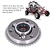 Starter Drive Clutch Assembly, Starter Clutch Gear Kit, Heavy Duty Starter 41T for 50cc 70cc 90cc 110cc 125cc Engine Go Kart Dirt Pit Bike
