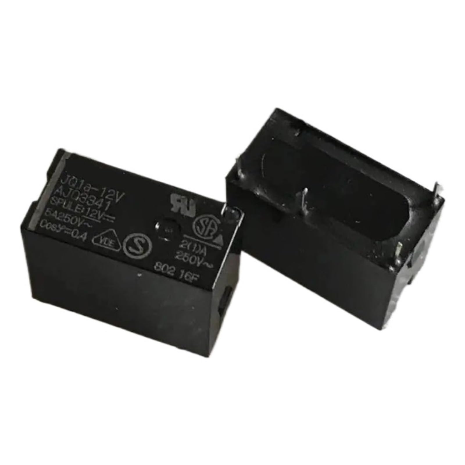 Relais JQ1A-24V de haute précision 5A 4 pins pour isolation électrique