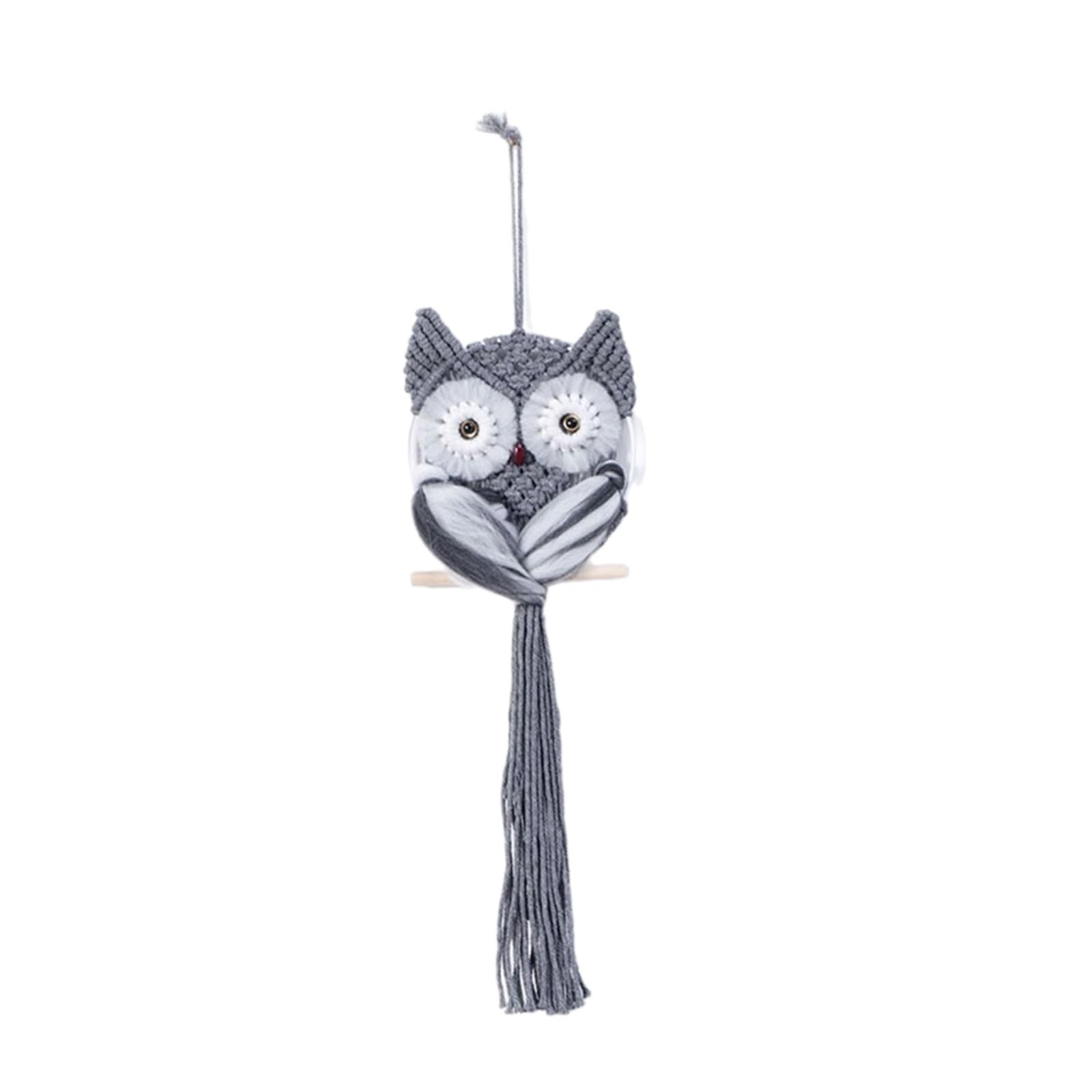 Owl Macrames Wall Hangings Tapestry Pendants Handwovens Tapestry Wall Decorations For Bedroom Livingrooms Home Farmhouses