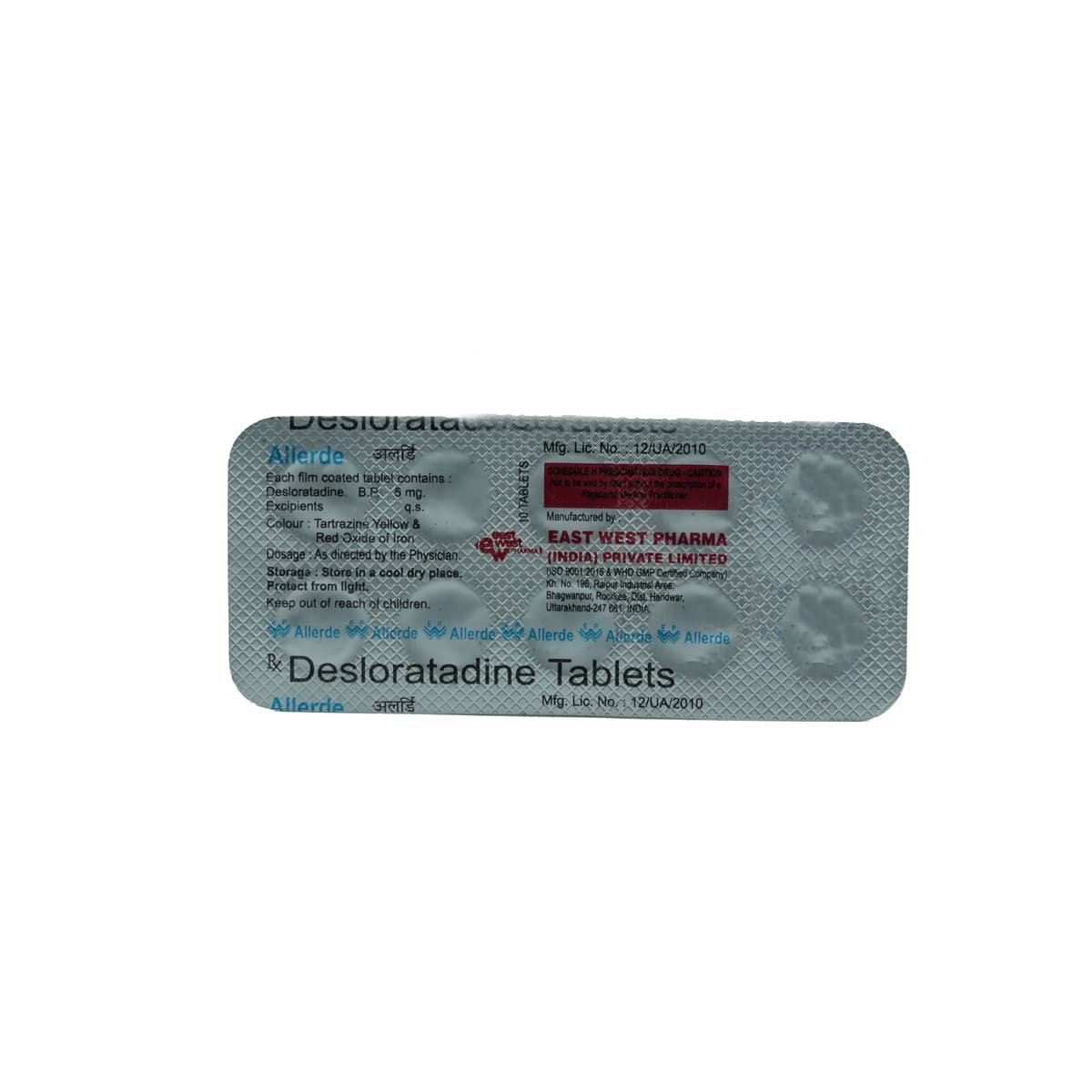Allerde 5mg - Strip of 10 Tablets