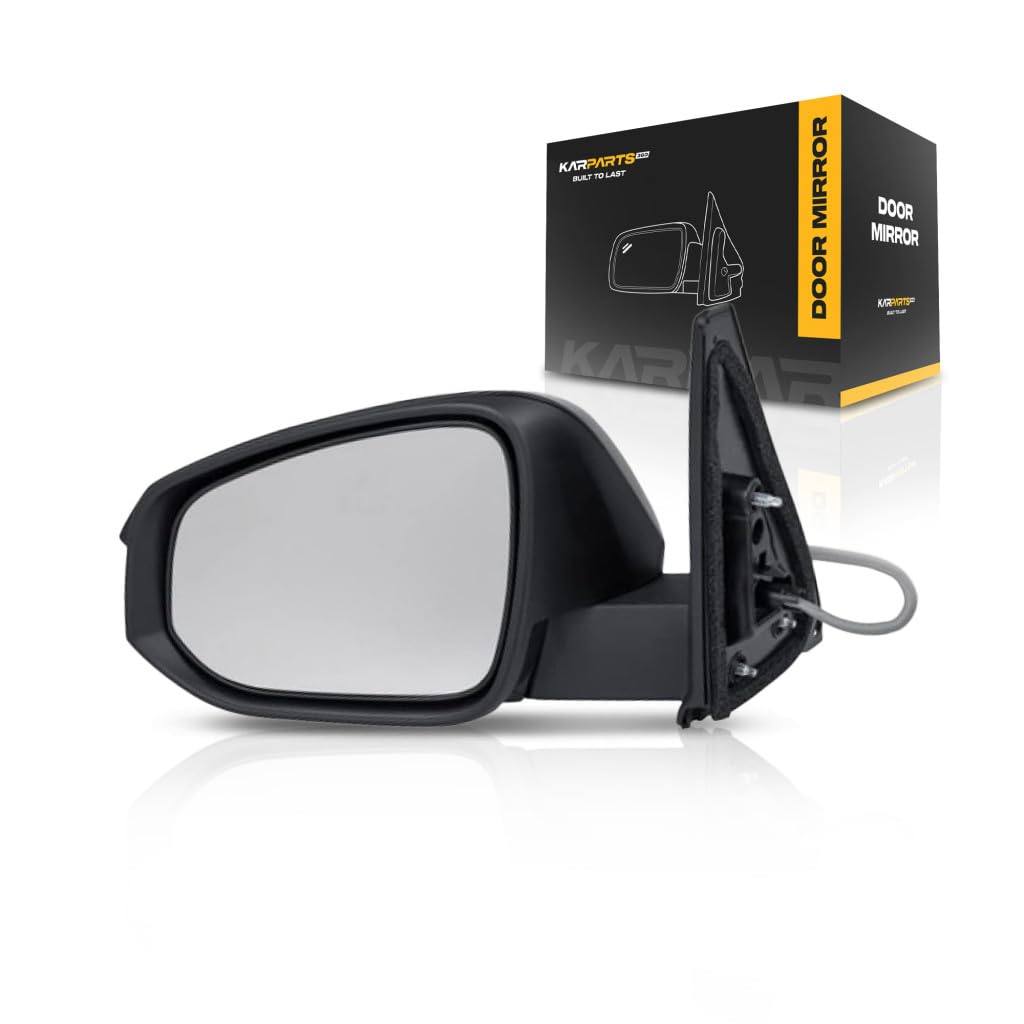 For Toyota 4Runner 2014-2018 Door Mirror Driver Side | Power | Manual Folding | Heated | Paintable | Replacement For 8794035B60 | TO1320313