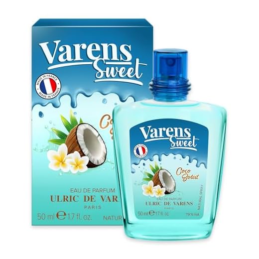 ULRIC DE VARENS - Eau de Parfum Varens Sweet Coco Soleil - Floriental - Parfum Femme - Vaporisateur - Made in France - 50 ml