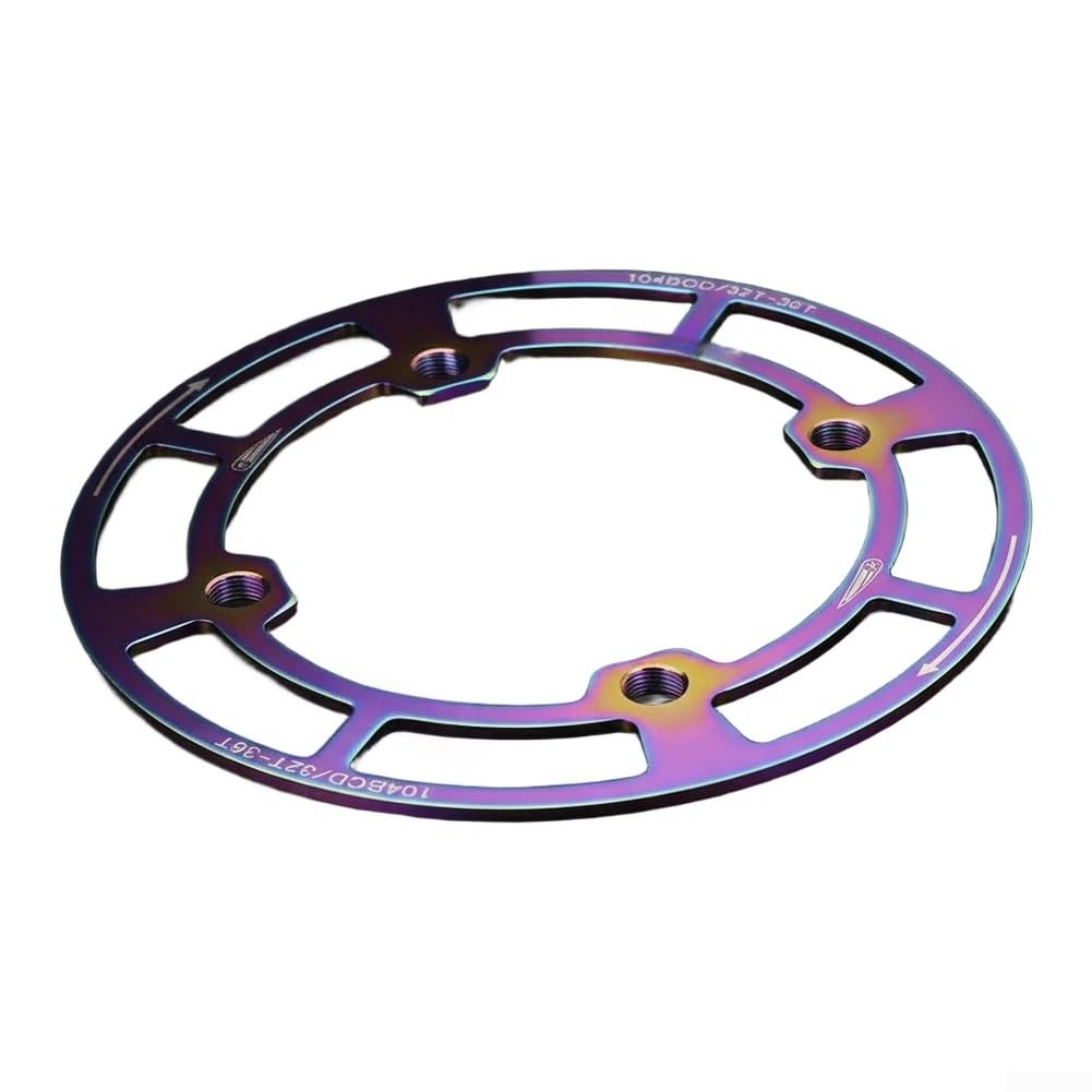 Protection De Plateau VTT DAZZLEEX – 104BCD, Alu, 63 G, Compatible 32/34/36T, Anti-huile, Plusieurs Couleurs
