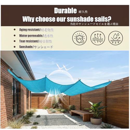 Auvent ondulé rétractable bâche maille HDPE extérieur pergola 3x13m - 7