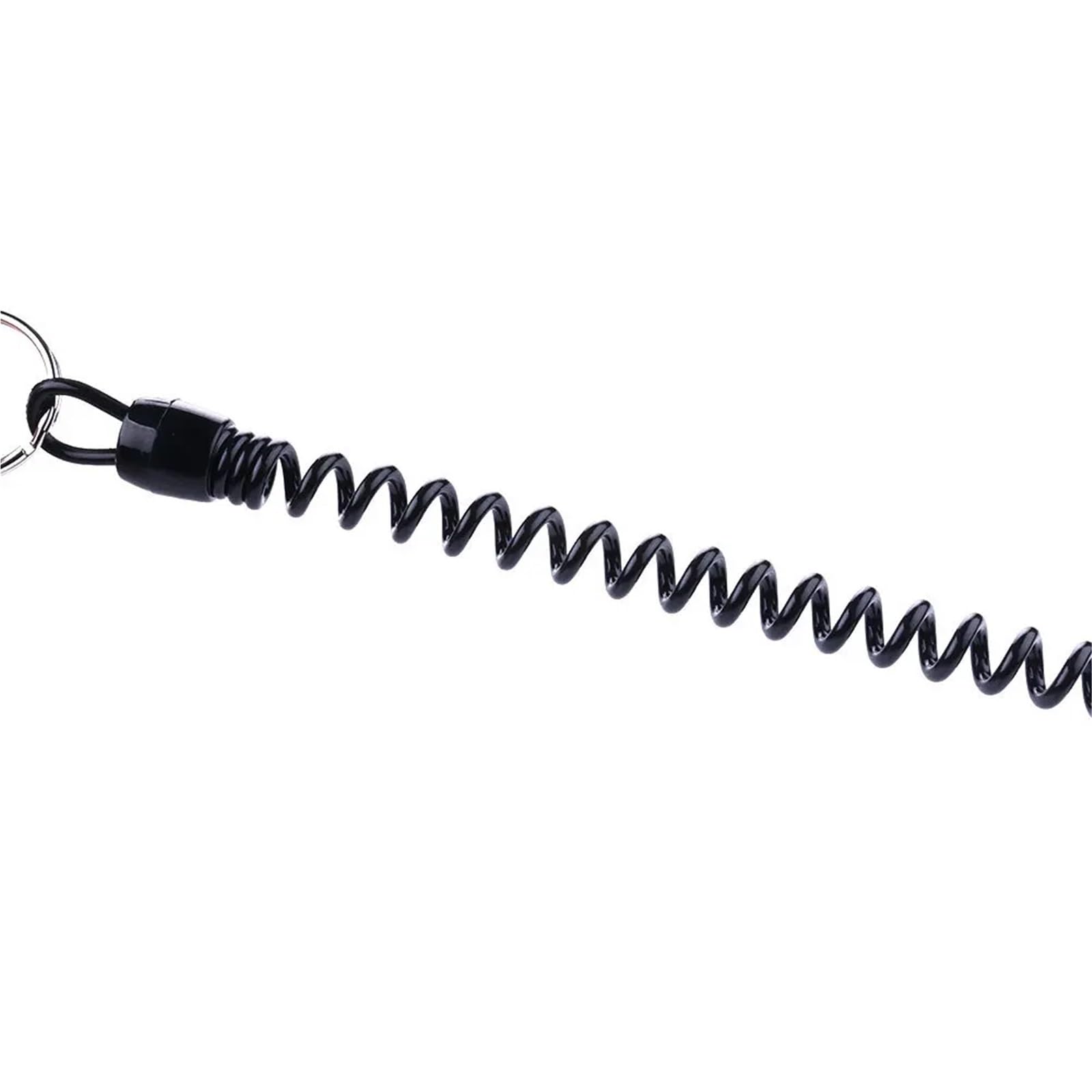 Zwinięta smycz 10 szt. Smycze wędkarskie z karabińczykiem Liny żeglarskie Sprzęt do mocowania portfela na klucze Telefon komórkowy(Red)