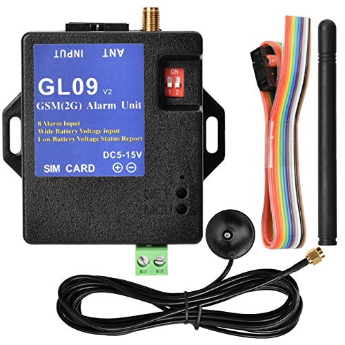 GSM-Alarmsystem, GL09 Batteriebetriebene 8-Kanal-App-Steuerung SMS-Alarmsicherheitssysteme für Haus und Lager