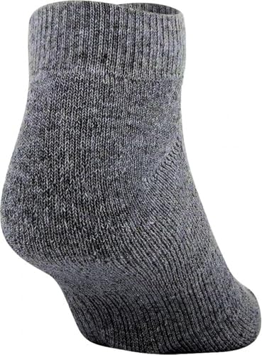 ENCIGER® Men’s Ankle Socks 4 Pairs - Low Cut Cotton & Spandex Cushioned Breathable Socks (Size 14 to 16, 4 Dark Grey)2