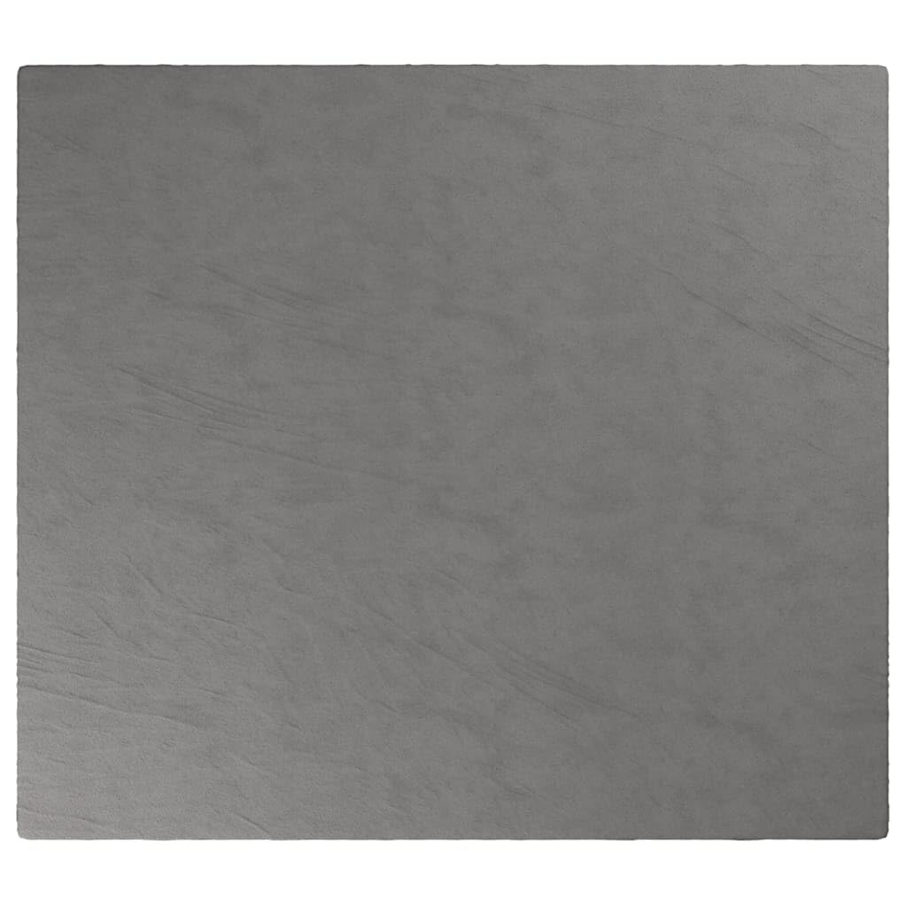vidaXL Manta con Peso con Funda Tela Gris 200x230 cm 13 kg