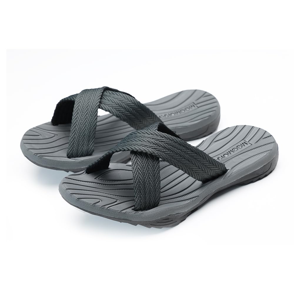 MGGMOKAY Uomo Cross Slide Sandali,Uomo Estive Sandali,Sportivo Fascite Plantare