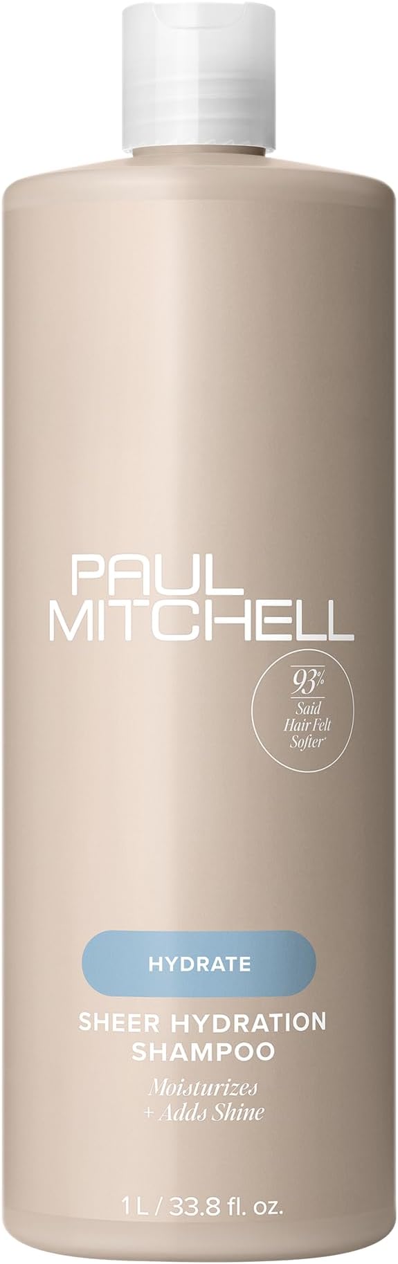 Paul Mitchell Instant Moisture Shampoo, White, 1 l (Pack of 1)