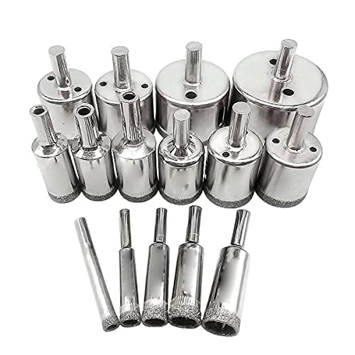 Juego de brocas recubiertas de diamante 6mm-50mm 15 piezas miniatura 1