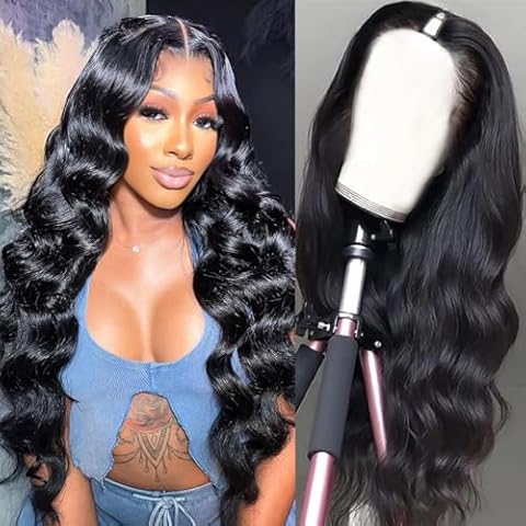 DAFIOBA V Part Human Hair Wig Cover