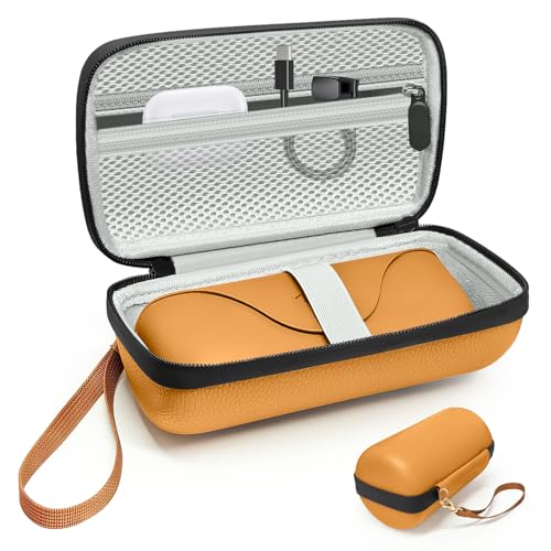 Estojo de transporte para óculos de realidade virtual, compatível com Ray-Ban Meta Wayfarer/Skyler/Headliner/Meta Oakley HSTN - Bolsa protetora à prova d'água com bolso de malha, compacta e pronta